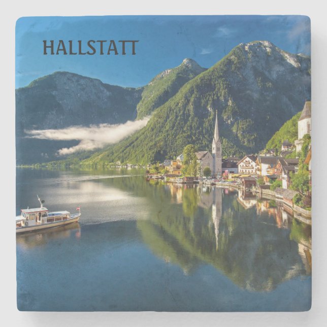 Hallstatt Österrike Stenunderlägg (Framsidan)