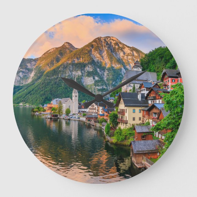 Hallstatt Österrike Stor Klocka (Framsida)