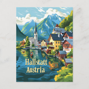 Hallstatt Österrike Vykort