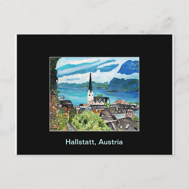 Hallstatt, Österrike vykort (Framsida)