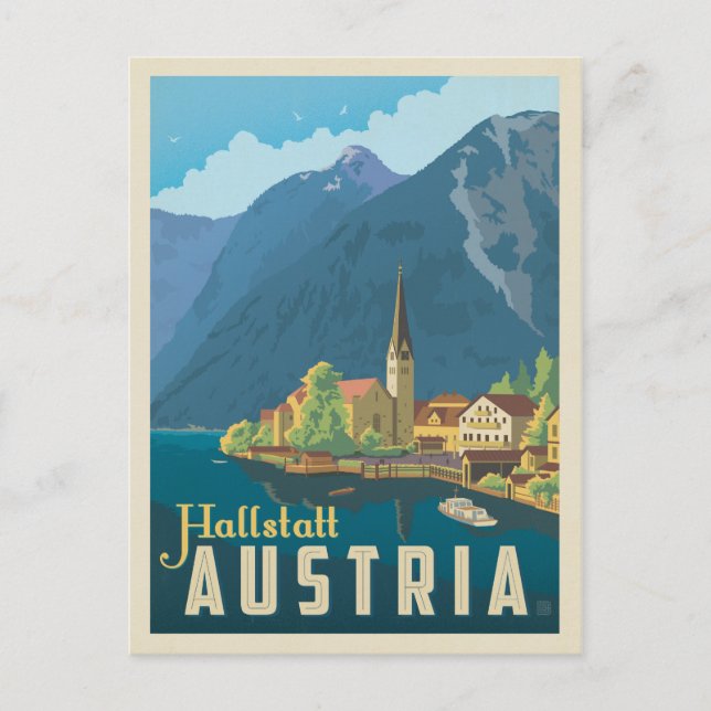 Hallstatt, Österrike Vykort (Framsida)