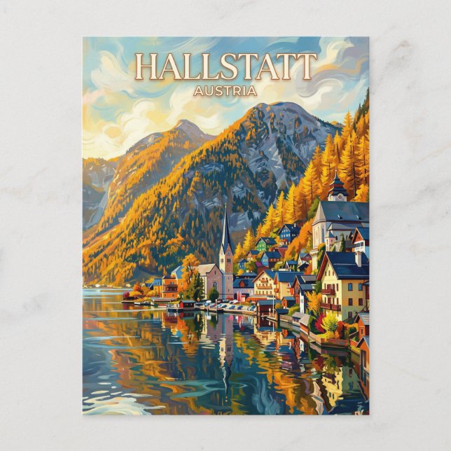 Hallstatt Österrike Vykort (Framsida)