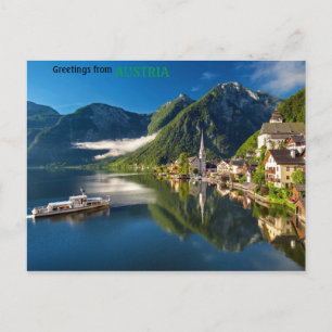 Hallstatt Österrike Vykort