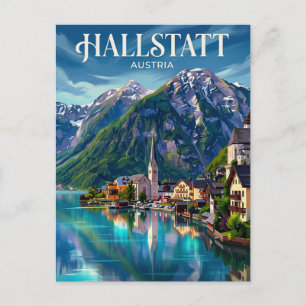 Hallstatt Österrike Vykort