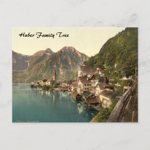 Hallstatt, Österrikes familj Träd Vykort