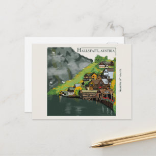 Hallstatt, Österrikes postkort Vykort