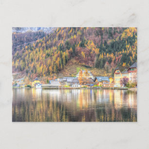 Hallstatt Village Österrike Vykort
