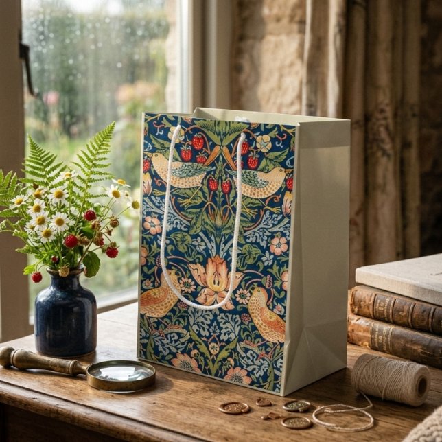 Hallstrålad väskförpackning William Morris (Skapare uppladdad)