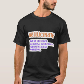 Hallucinat artificiell intelligens t shirt