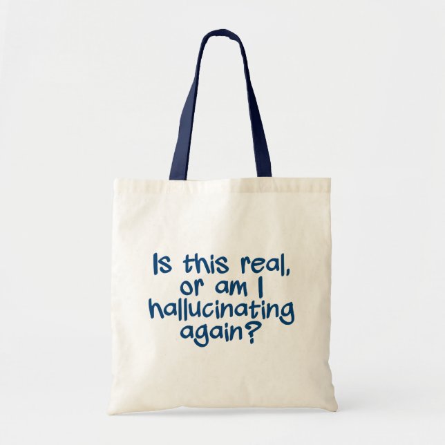 HALLUCINATING bag - välj stil & färg Tygkasse (Framsidan)
