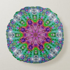 Hallucinogen Solstice Mandala Rund Kudd Kudde