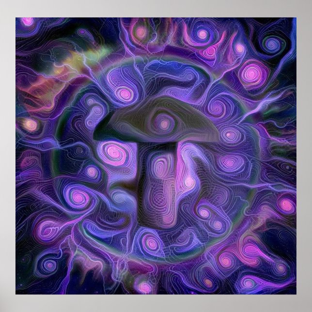 Hallucinogen svamp poster (Framsidan)