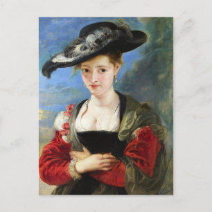 Halmhatten Peter Paul Rubens mästerverk Vykort