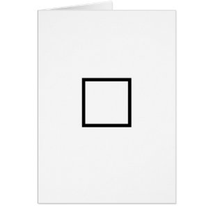 Halmos Symbol Hälsningskort