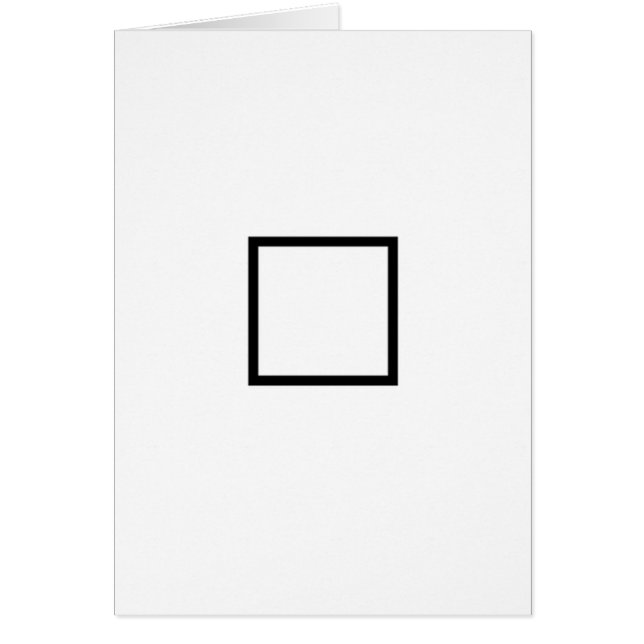 Halmos Symbol Hälsningskort (Framsidan)