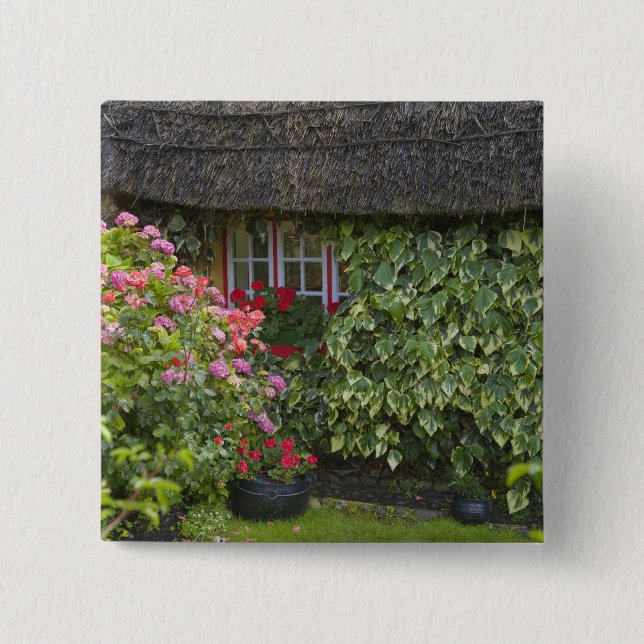 Halmtäckt stuga, Adare, County Limerick, Knapp (Framsida)