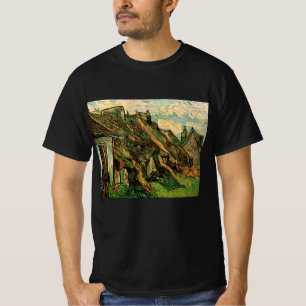 Halmtäckta sandstensstugor av Vincent van Gogh T Shirt