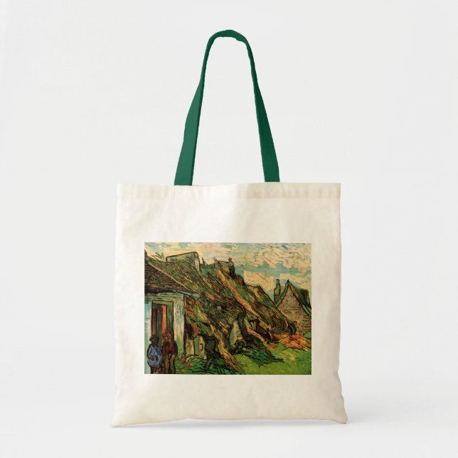 Halmtäckta sandstensstugor av Vincent van Gogh Tygkasse (Framsidan)