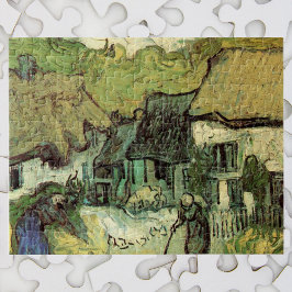 Halmtäckta stugor i Jorgus av Vincent van Gogh Pussel