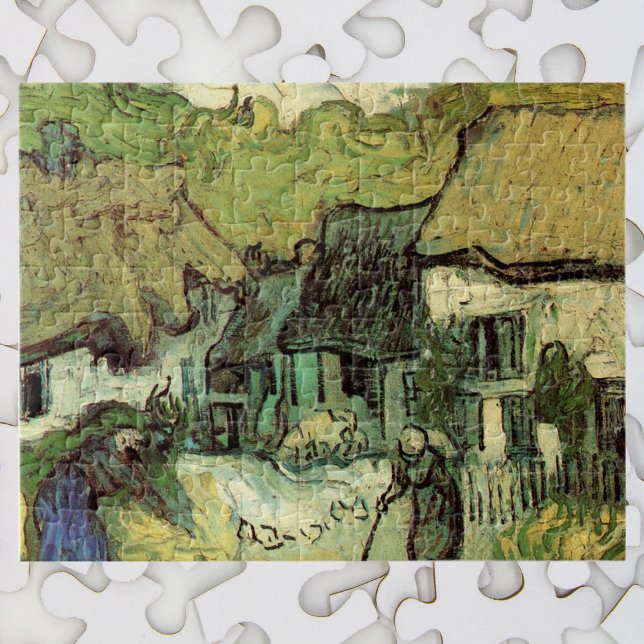 Halmtäckta stugor i Jorgus av Vincent van Gogh Pussel (Skapare uppladdad)