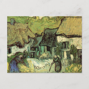 Halmtäckta stugor i Jorgus av Vincent van Gogh Vykort