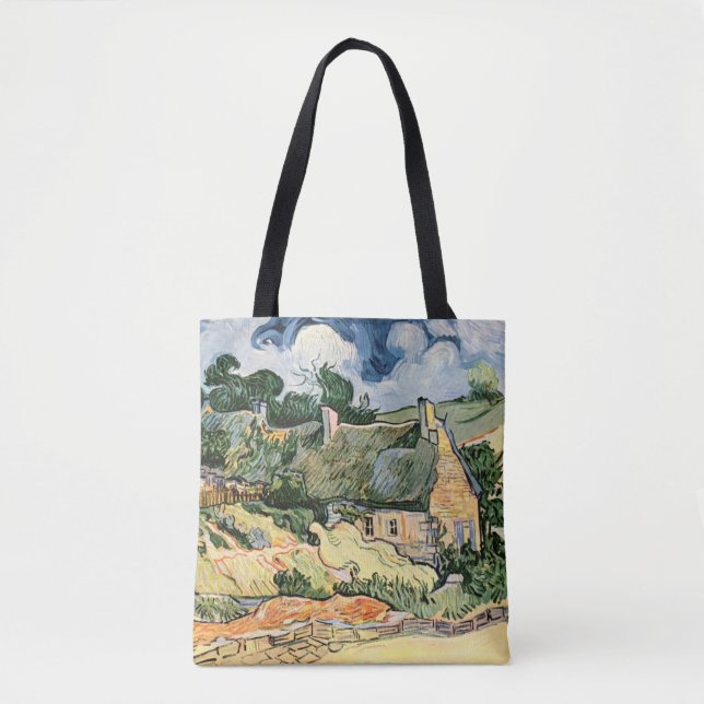 Halmtäckta stugor vid Cordevill Vincent  van Gogh  Tygkasse (Framsida)