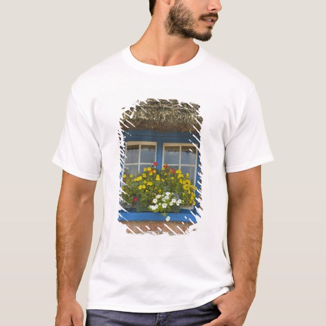 Halmtak stuga, Adare, County Limerick, T Shirt (Framsida)