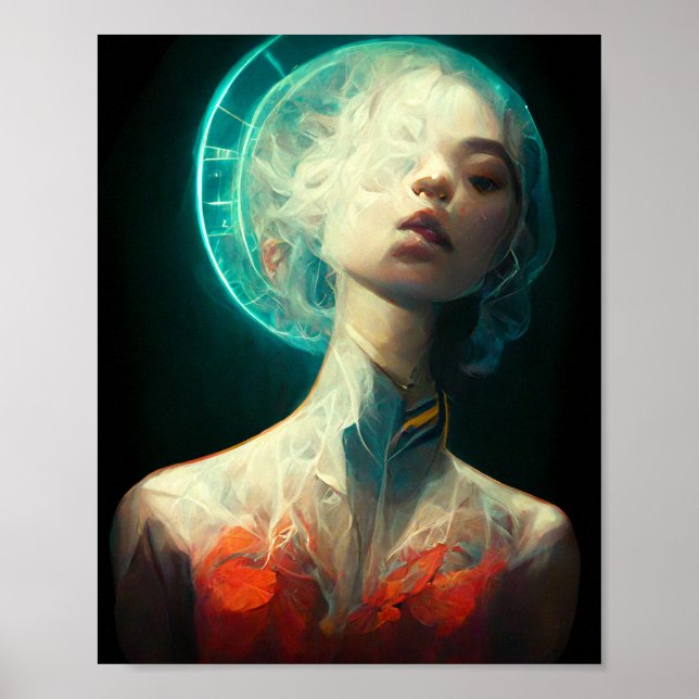 Halo Fantasy Science fiction Art Poster (Framsidan)