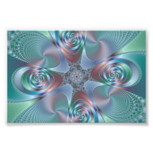 Halo - Fractal Fototryck