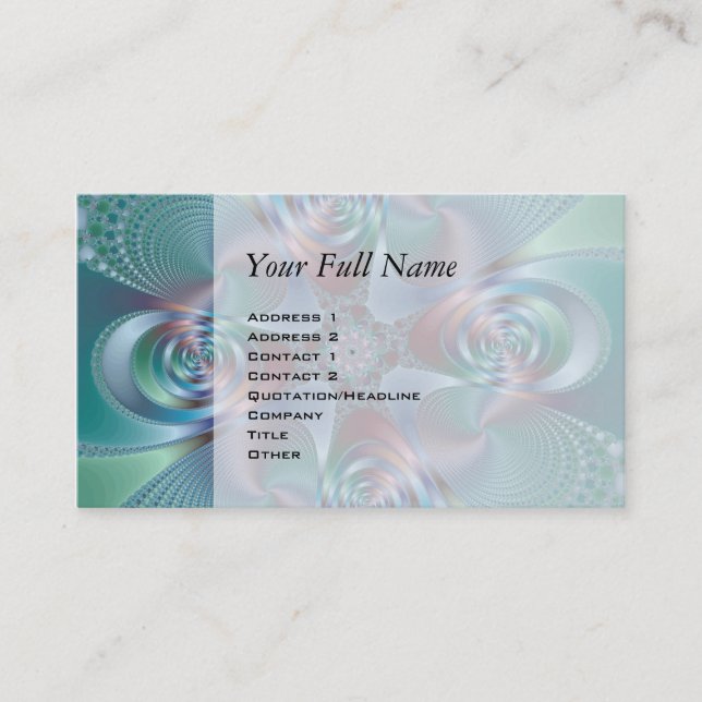 Halo - Fractal Visitkort (Framsida)