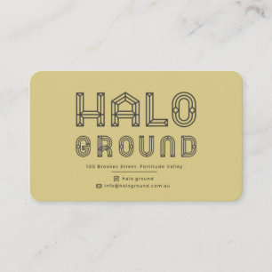 Halo Ground Coffee Card Visitkort