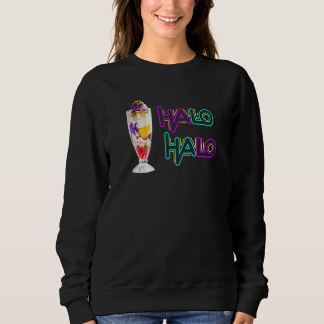 Halo Halo Filipino Dessert Foodie T Shirt (Framsida)