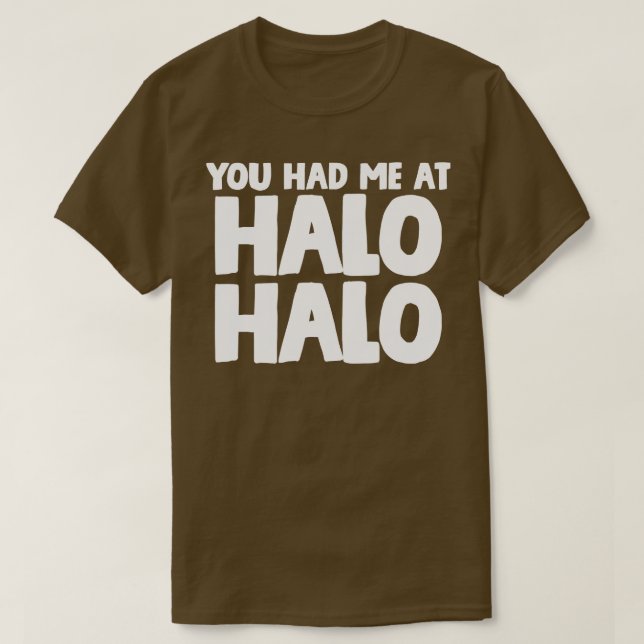 Halo Halo Filipino Food Filippinerna T Shirt (Design framsida)