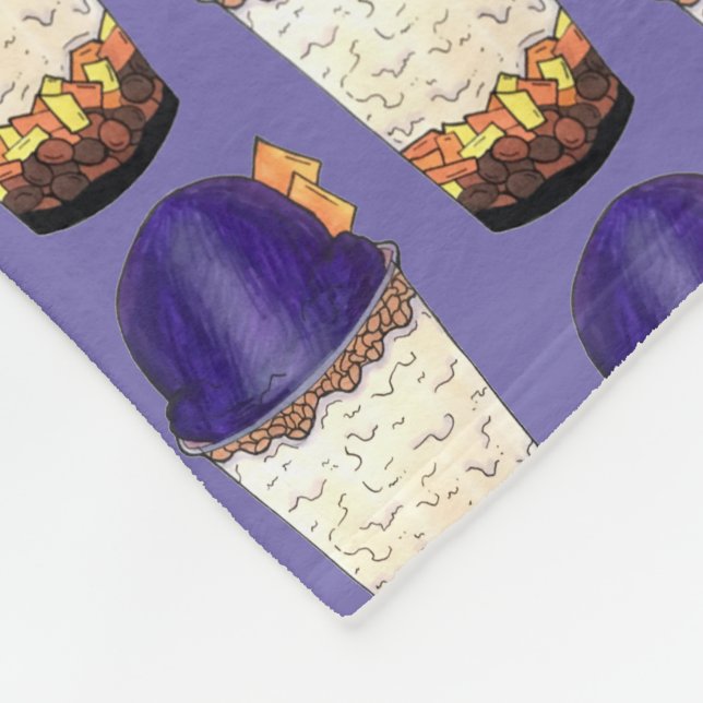 Halo-Halo (Haluhalo) Filipino Hawaiian Shave Ice Fleecefilt (Hörn)