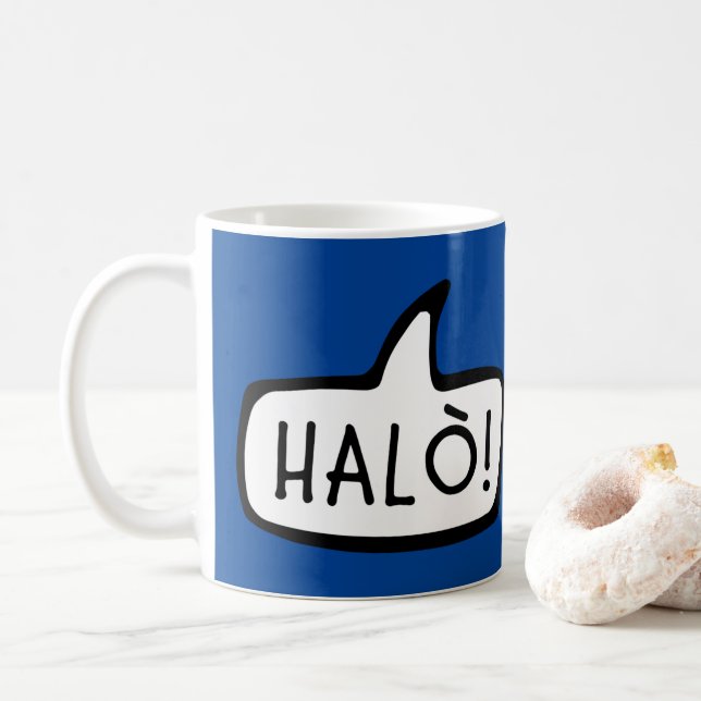 Halò! Hej i Scottish Gaelic, Gàidhlig Kaffemugg (Med munk)