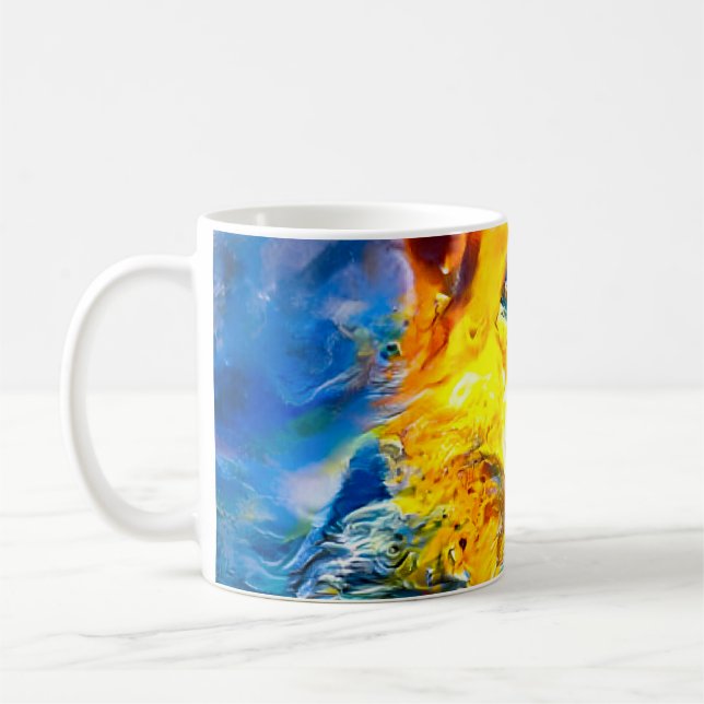 Halo: Porträtt i en tysk shepherd Kaffemugg (Vänster)