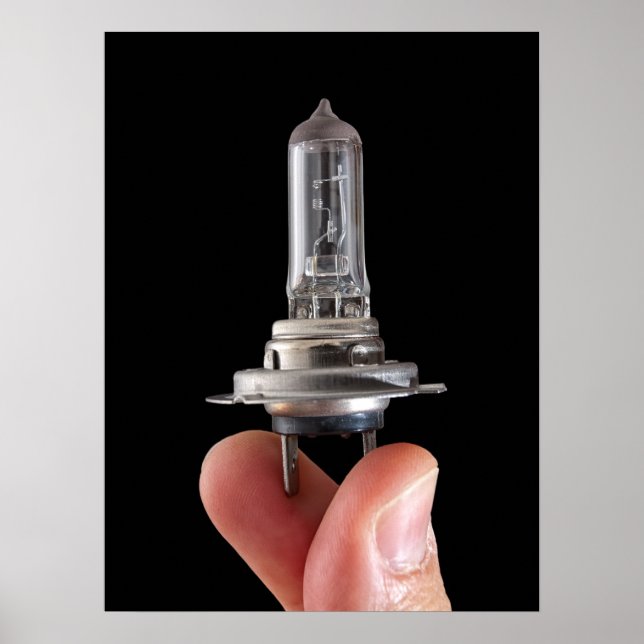 Halogenlampa Poster (Framsidan)