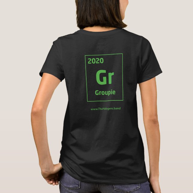 Halogens Groupie t-shirt (Baksida)