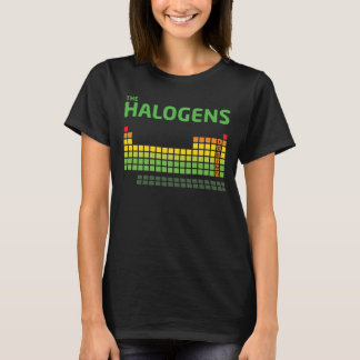 Halogens t-shirt med webbplats på baksidan