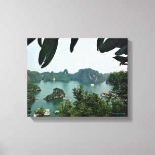 Halong fjärd, Vietnam Canvastryck