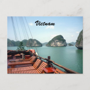 Halongbåt Vykort