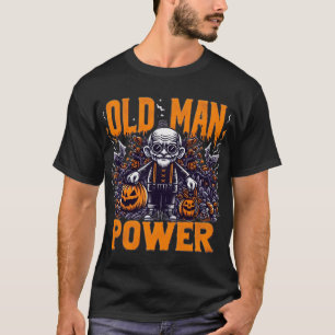 Haloween gammal manlig T-Shirt