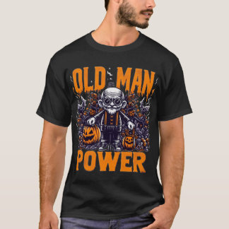 Haloween gammal manlig T-Shirt