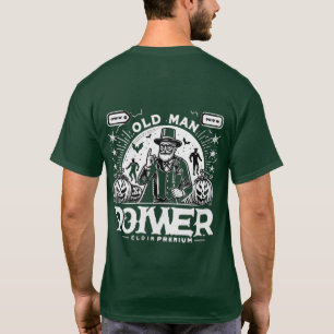Haloween gammal manlig T-Shirt