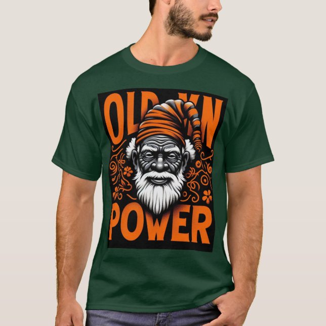 Haloween gammal manlig T-Shirt (Framsida)