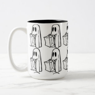 HALOWEEN GHOST SCARY MUGG