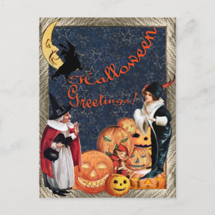 Haloween Hälsning Vykort