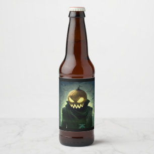 Haloween-härbärgsbrickor Ölflaska Etikett