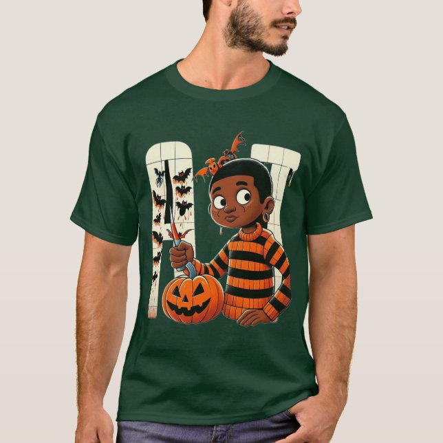 haloween-pojke T-Shirt (Framsida)