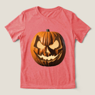 Haloween Red Triblend T-Shirt för kvinnor